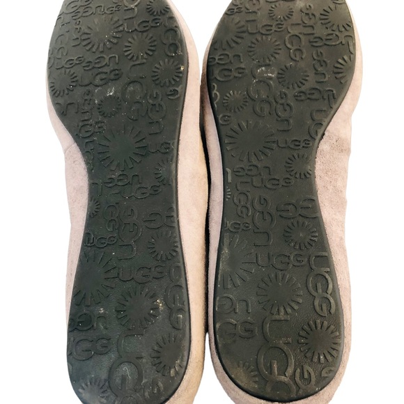 UGG Australia 1006713 Rhinestones Bow GREY Flats - Picture 3 of 4